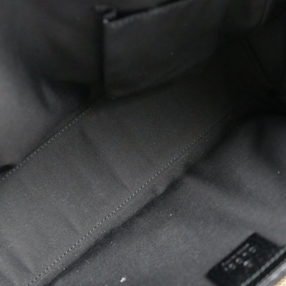 GUCCI Gucci handbag 152457 GG canvas leather black mini Boston - Picture 9 of 9